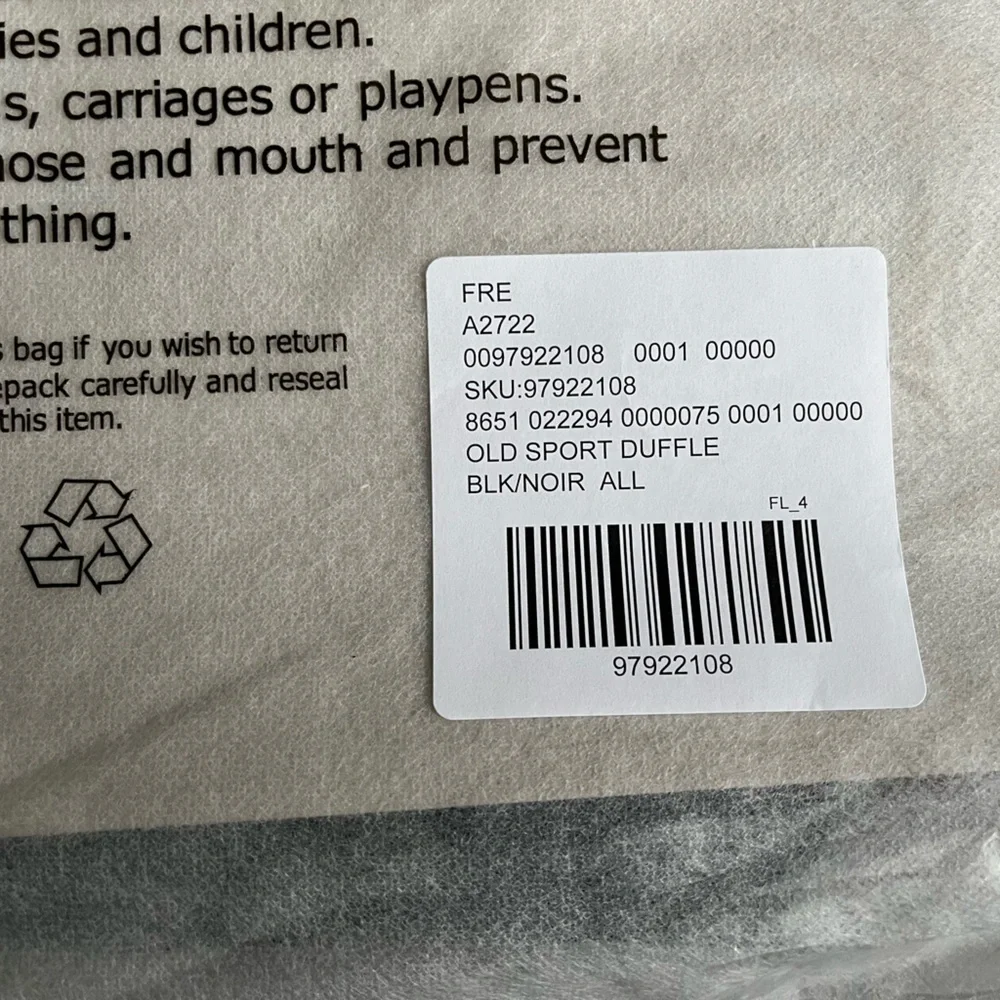 NWT FREE PEOPLE MOVEMENT Good Sport Duffle Bag | Black MSRP $78 - Picture 11 of 15